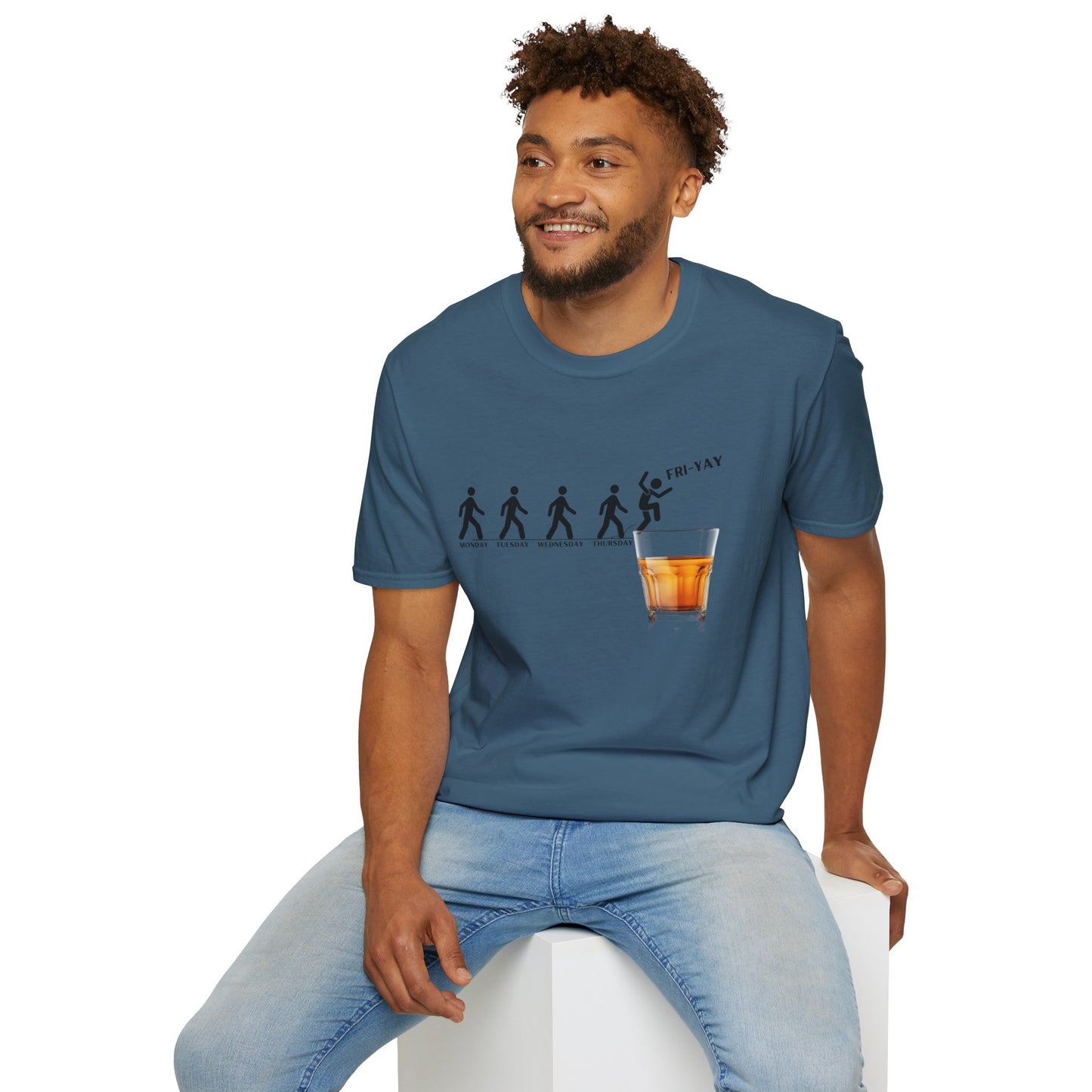 Fri-YAY Whiskey, Softstyle T-Shirt