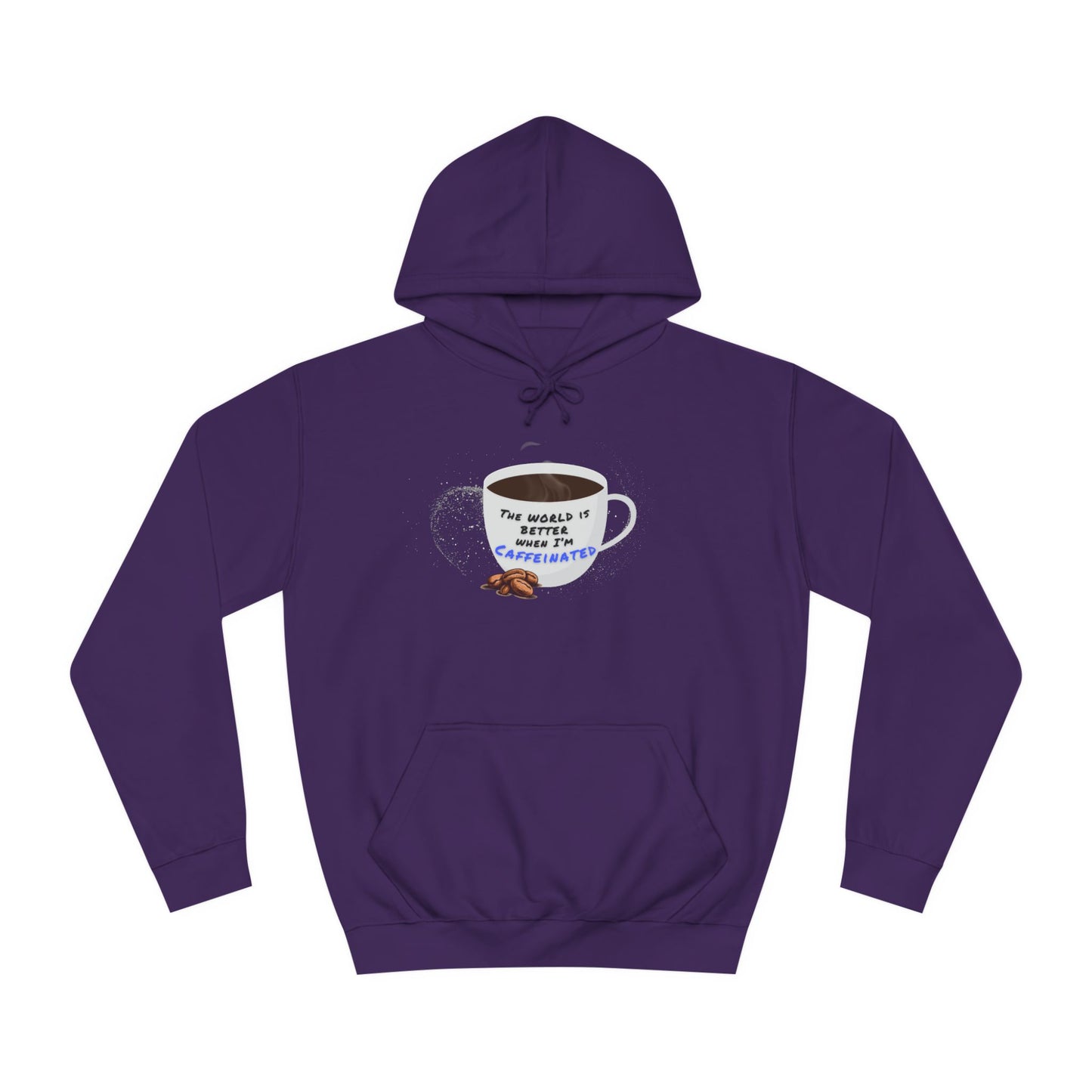 Caffeine Lover Hoodie - Unisex College Hoodie