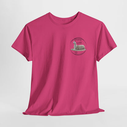 Funny Alpaca Tee, Unisex Cotton Shirt, Cute Animal Graphic Tee, Casual Wear, Gift for Animal Lovers, Birthday, Humor Apparel