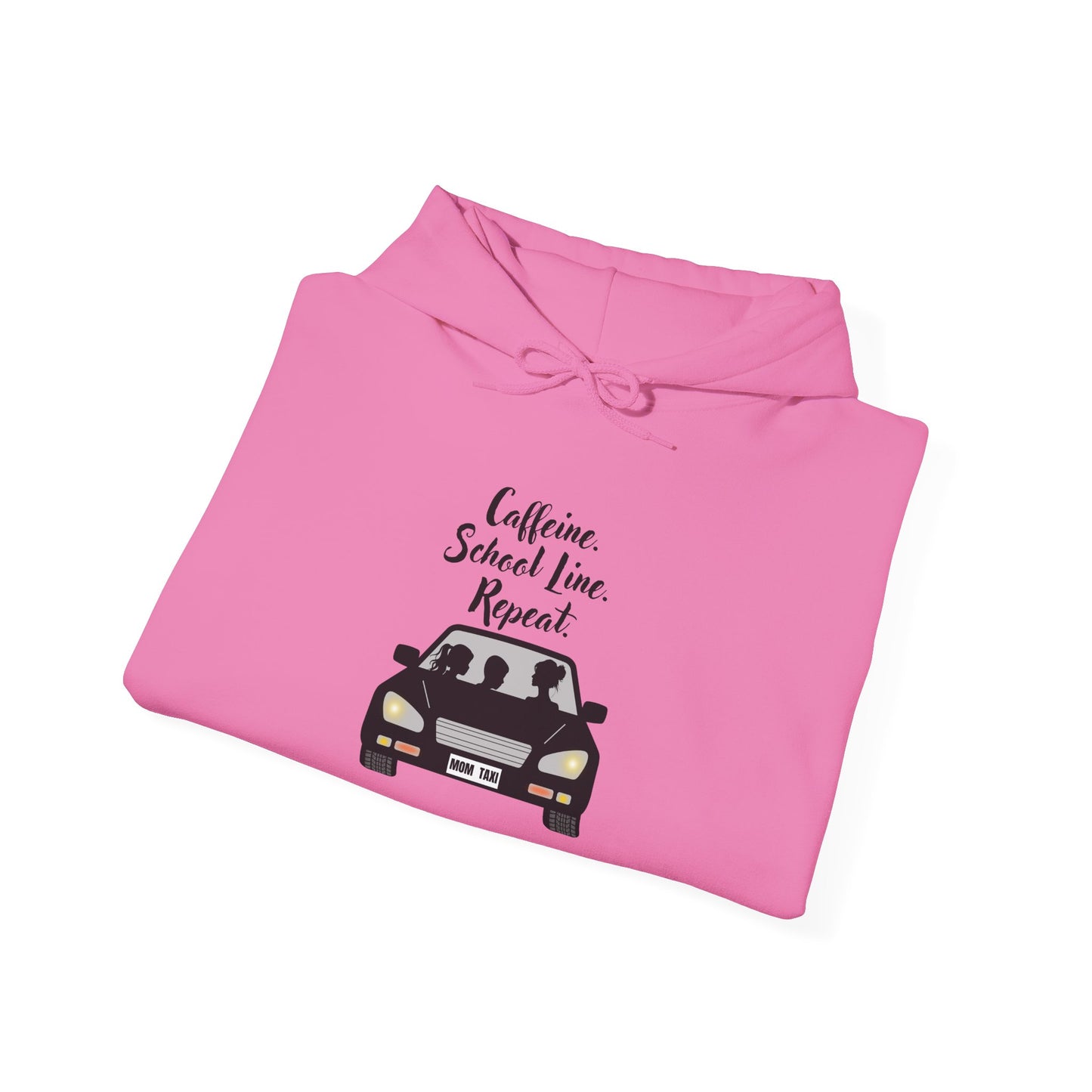 Caffeine, Car, Time Repeat Hoodie | Cozy Unisex Sweatshirt for Coffee Lovers