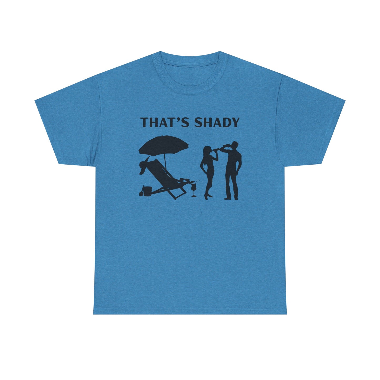 Funny Summer Tee, That's Shady Quote T-Shirt, Beach Dad Gift, Pool Party Outfits, Vacation Humor Tee, Unisex Cotton Shirt
