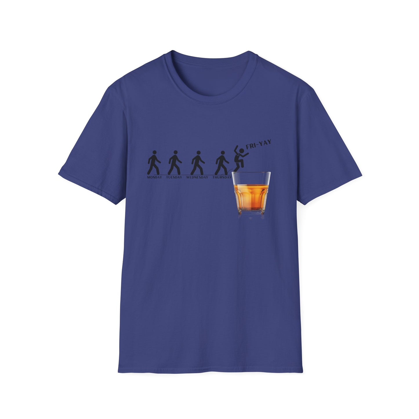 Fri-YAY Whiskey, Softstyle T-Shirt
