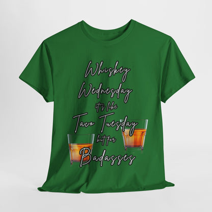 Whiskey Wednesday, Unisex Heavy Cotton Tee