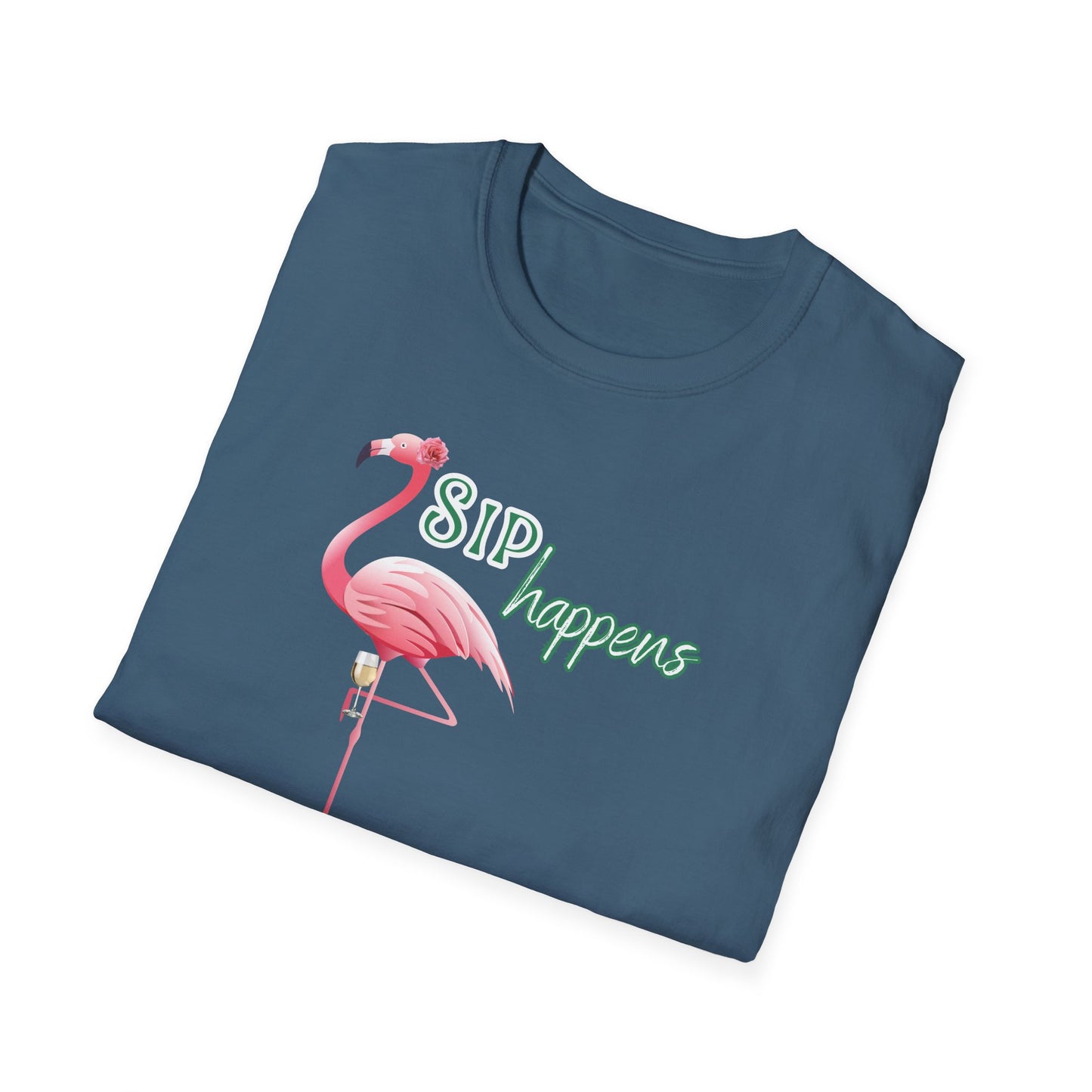 Sip Happens, Unisex Softstyle T-Shirt