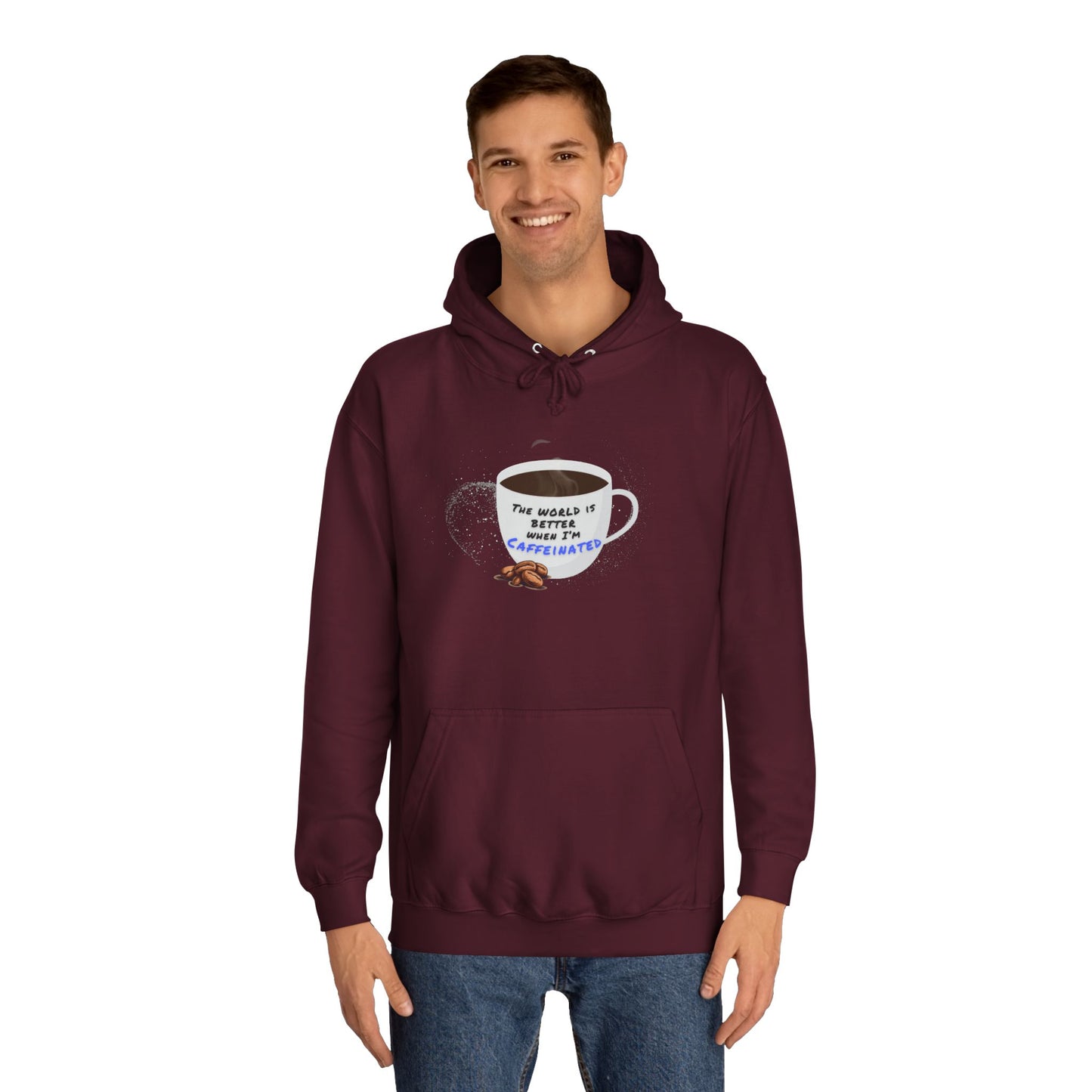 Caffeine Lover Hoodie - Unisex College Hoodie