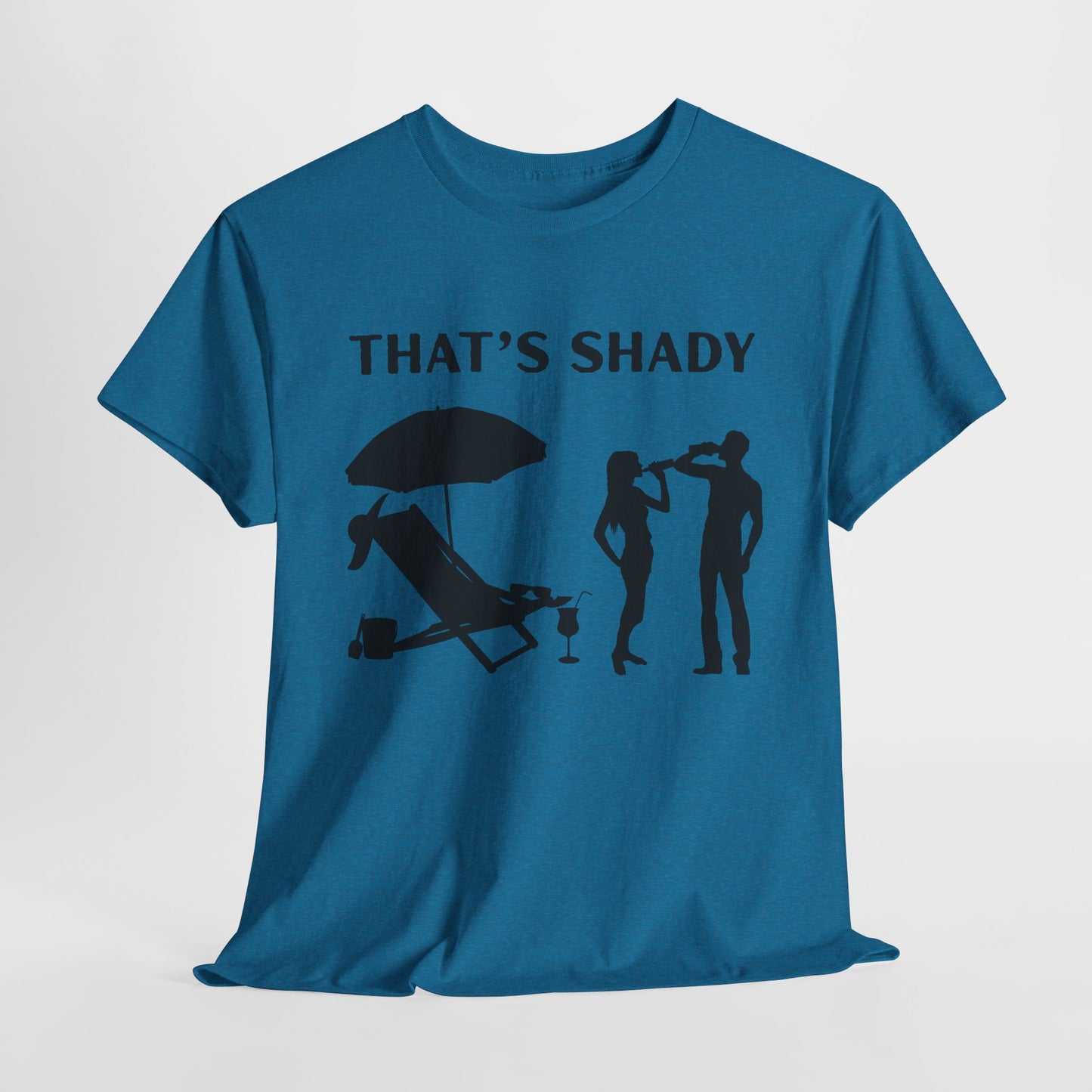 Funny Summer Tee, That's Shady Quote T-Shirt, Beach Dad Gift, Pool Party Outfits, Vacation Humor Tee, Unisex Cotton Shirt