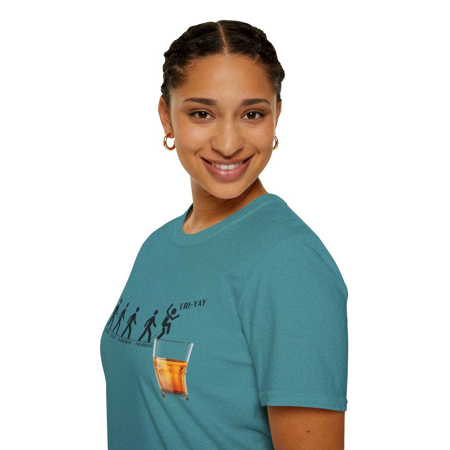 Fri-YAY Whiskey, Softstyle T-Shirt