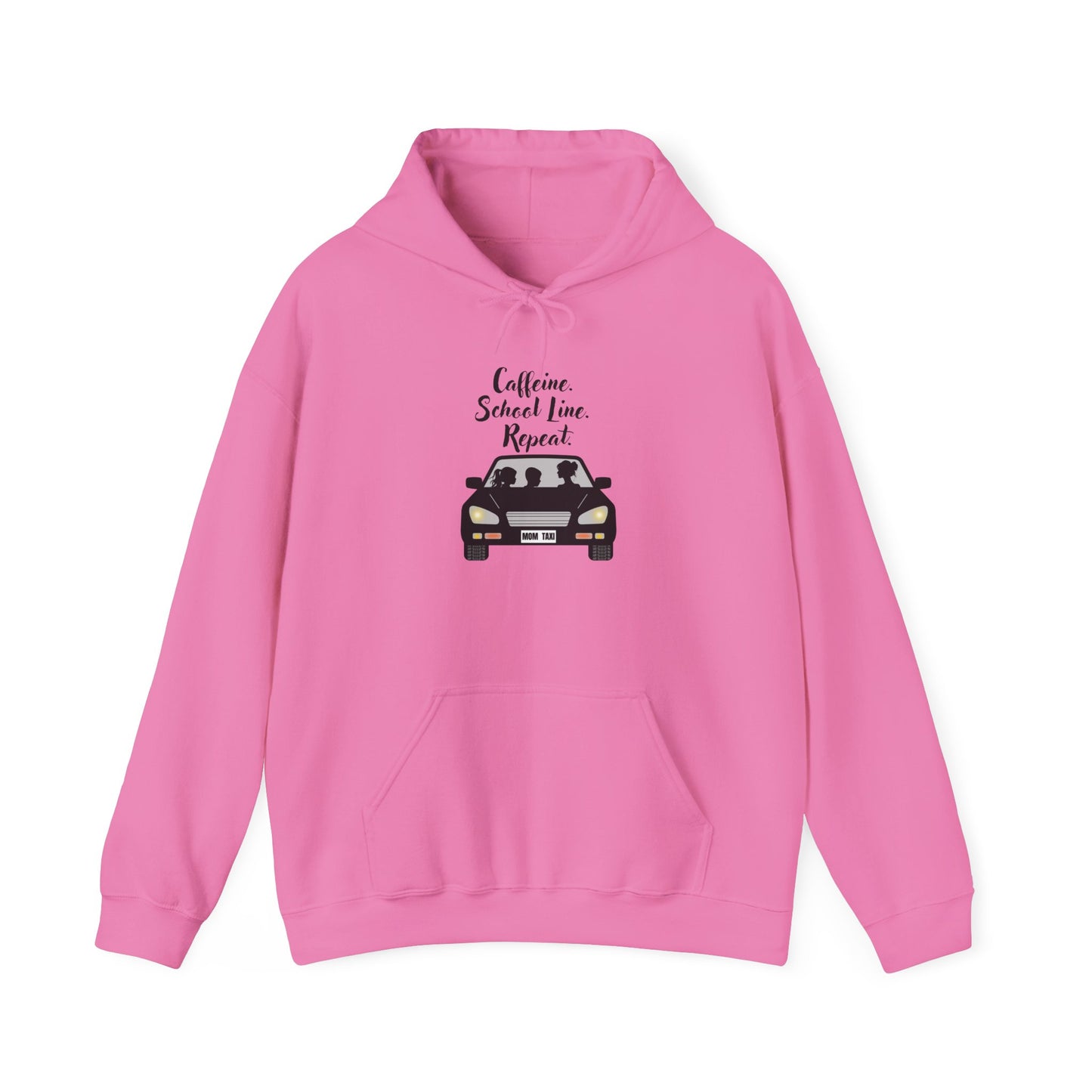 Caffeine, Car, Time Repeat Hoodie | Cozy Unisex Sweatshirt for Coffee Lovers
