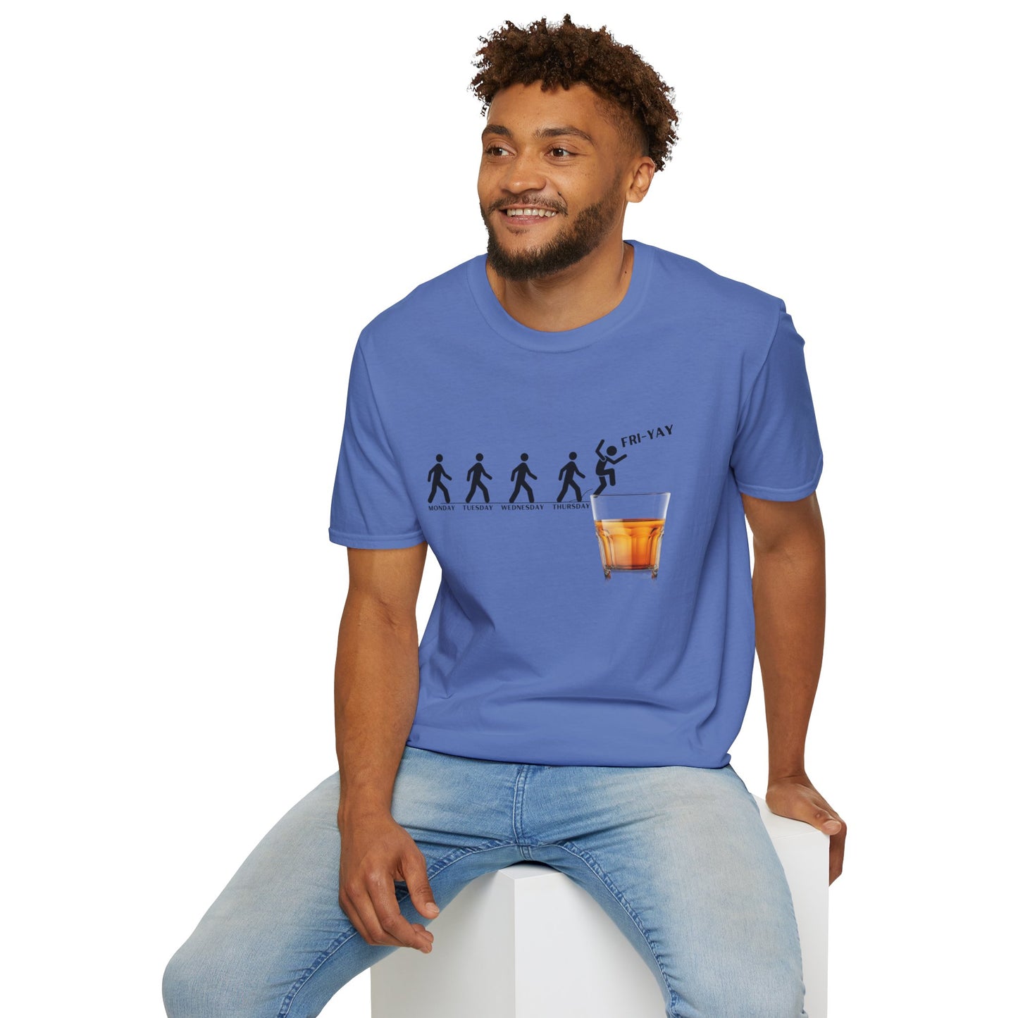 Fri-YAY Whiskey, Softstyle T-Shirt
