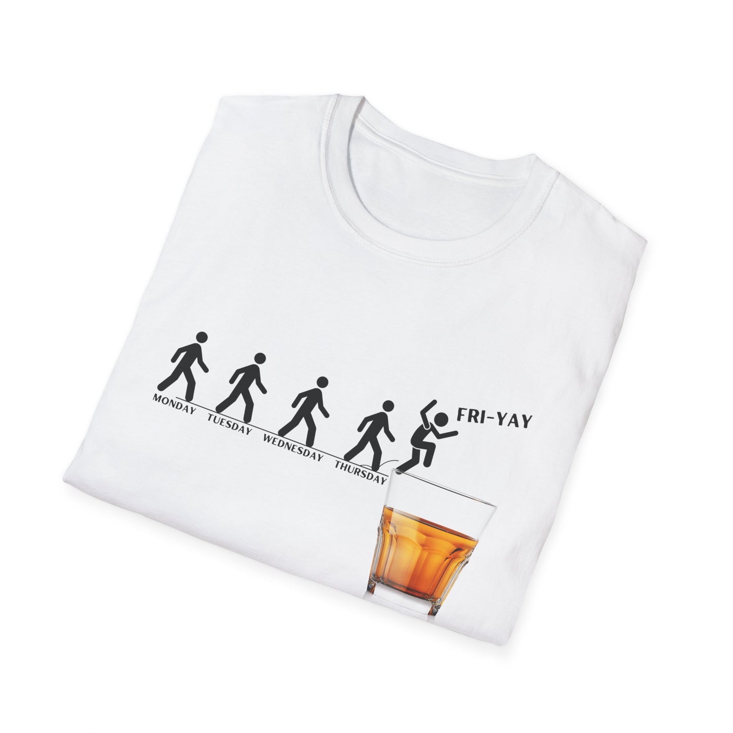 Fri-YAY Whiskey, Softstyle T-Shirt