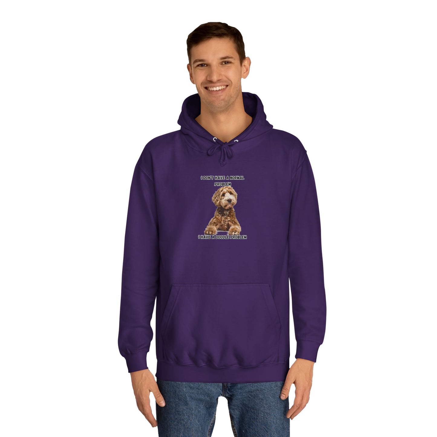 I have a Doodle Problem, Unisex College Hoodie