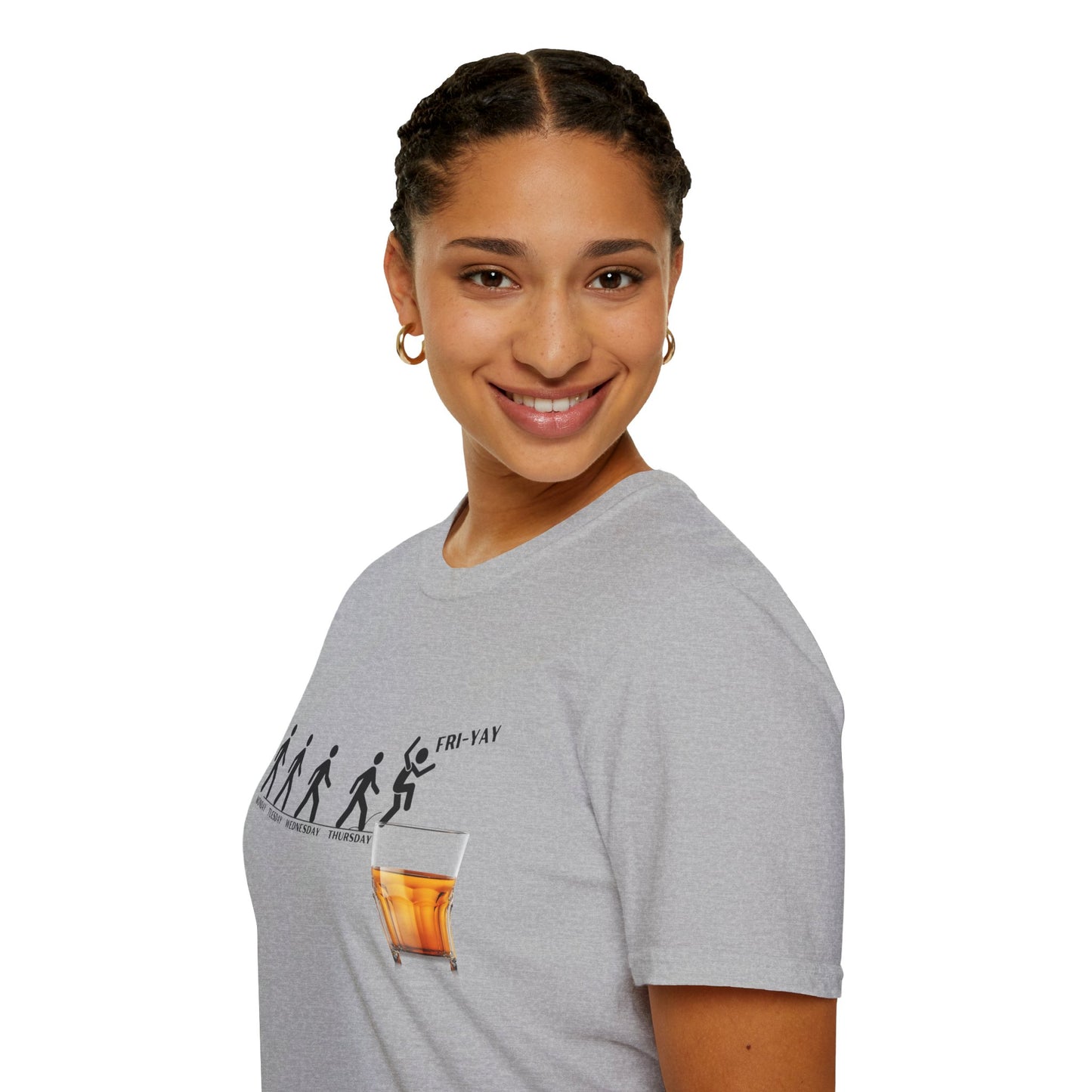Fri-YAY Whiskey, Softstyle T-Shirt