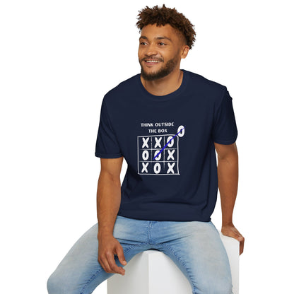 Think Outside the Box Unisex T-Shirt - Creative & Motivational Graphic Tee