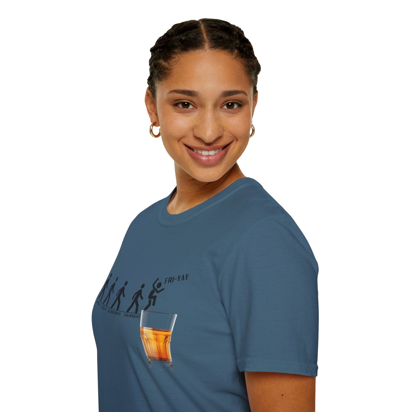 Fri-YAY Whiskey, Softstyle T-Shirt