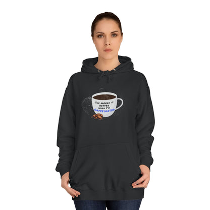 Caffeine Lover Hoodie - Unisex College Hoodie