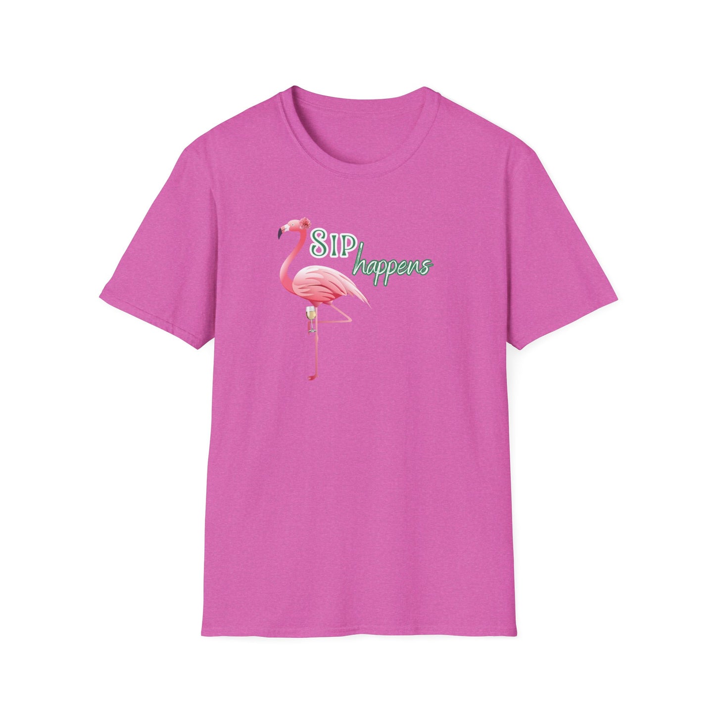 Sip Happens, Unisex Softstyle T-Shirt