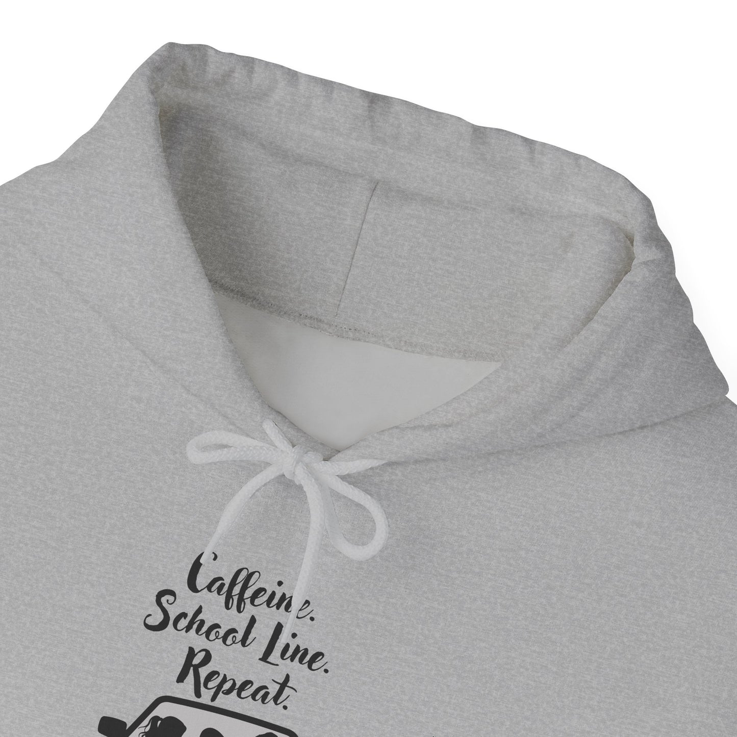 Caffeine, Car, Time Repeat Hoodie | Cozy Unisex Sweatshirt for Coffee Lovers