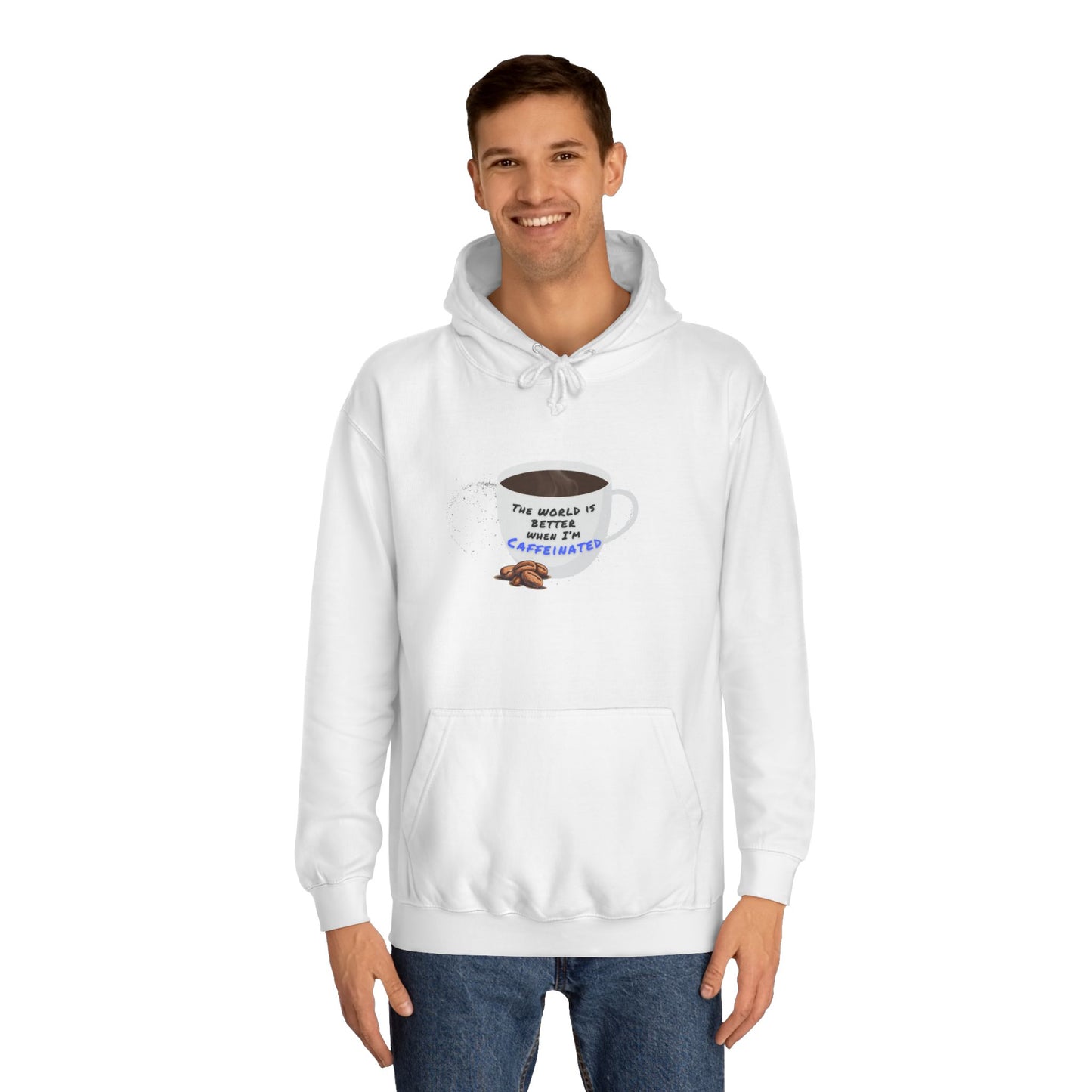Caffeine Lover Hoodie - Unisex College Hoodie