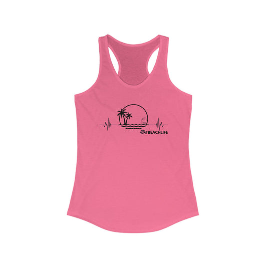 Beach Life Racerback Tank - Perfect Summer Top for Women