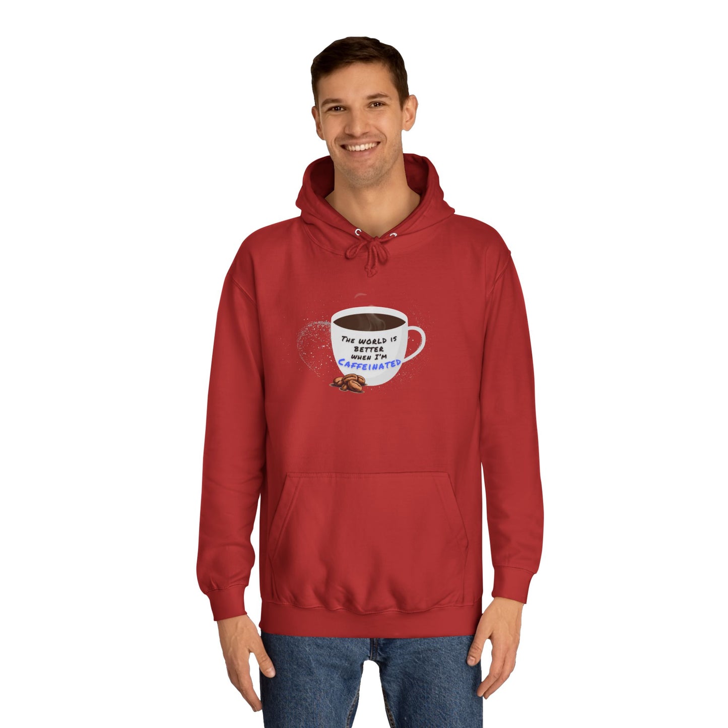 Caffeine Lover Hoodie - Unisex College Hoodie