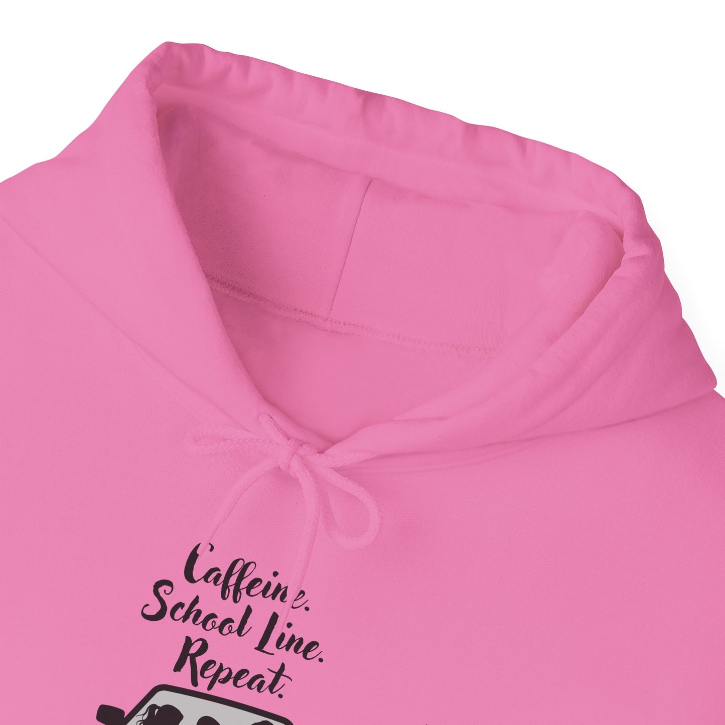 Caffeine, Car, Time Repeat Hoodie | Cozy Unisex Sweatshirt for Coffee Lovers