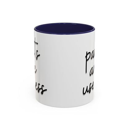 Pants are useless, Accent Coffee Mug (11, 15oz)