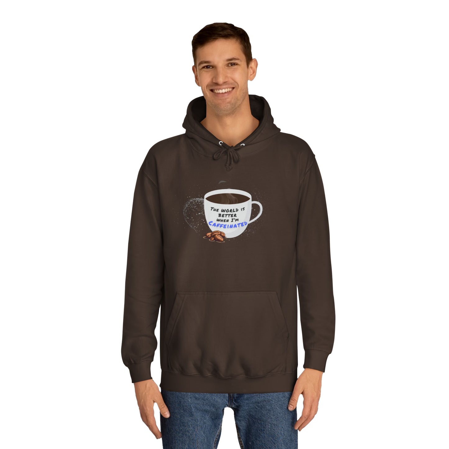 Caffeine Lover Hoodie - Unisex College Hoodie