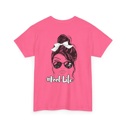 #Pool Life, Unisex Heavy Cotton Tee - Vibrant Summer Vibes