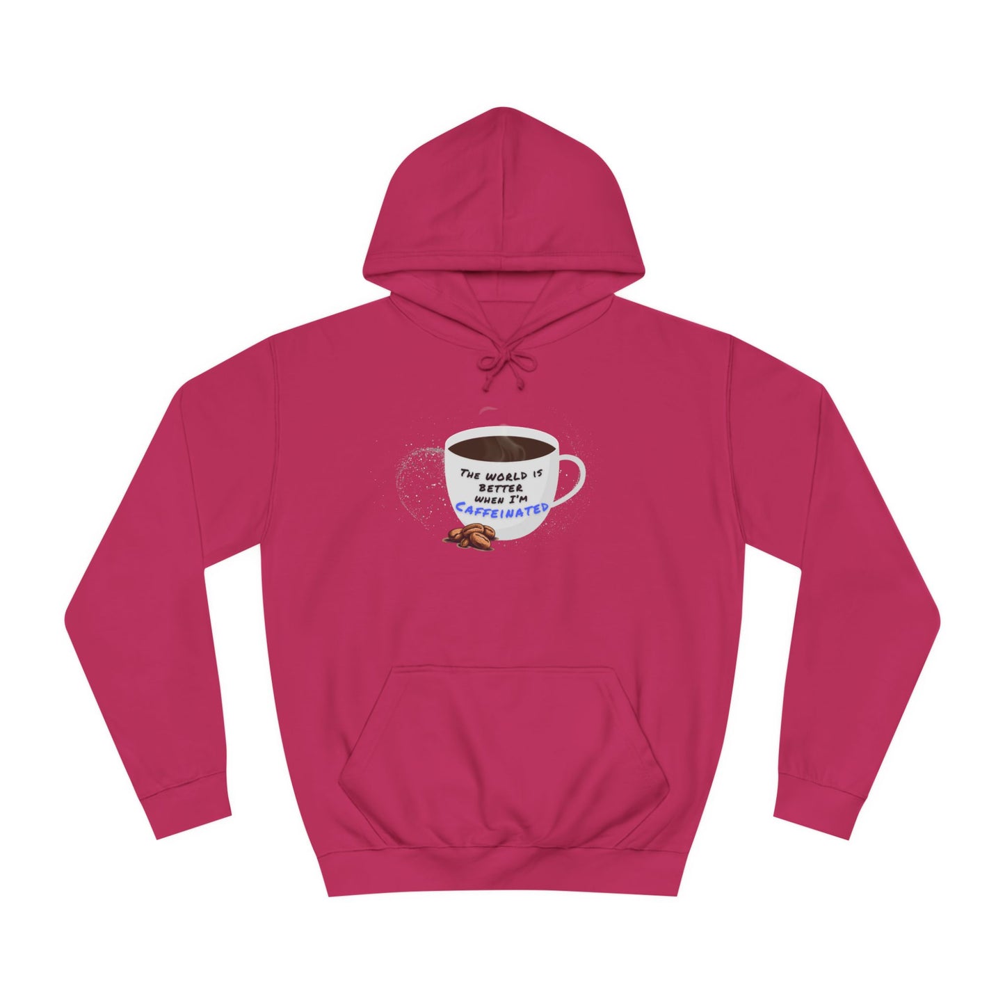 Caffeine Lover Hoodie - Unisex College Hoodie