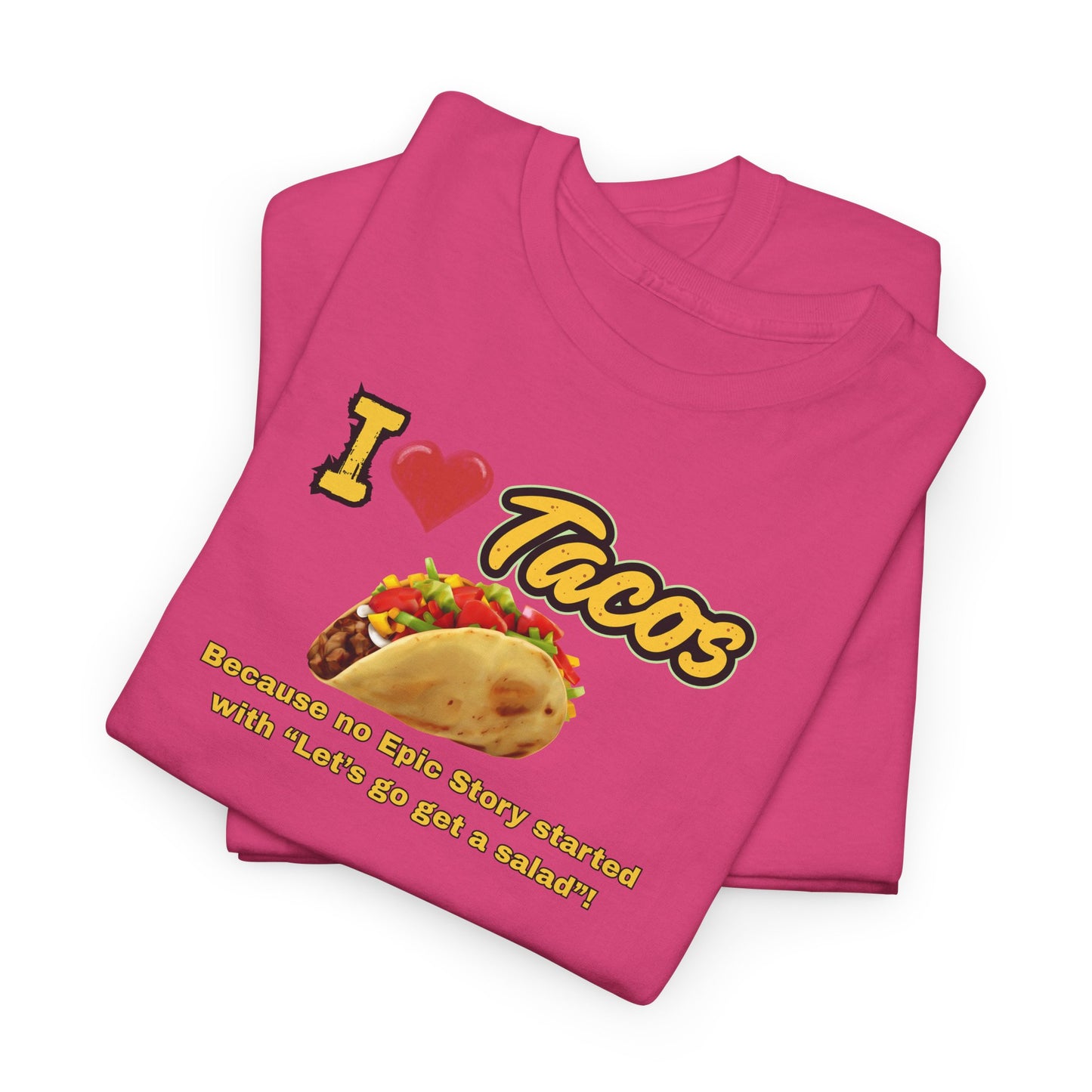 I Love Tacos Tee, Taco Lover Shirt, Foodie Apparel, Funny Gift for Taco Tuesday, Perfect for Foodie Celebrations, Casual [...]