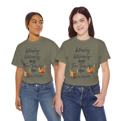 Whiskey Wednesday, Unisex Heavy Cotton Tee
