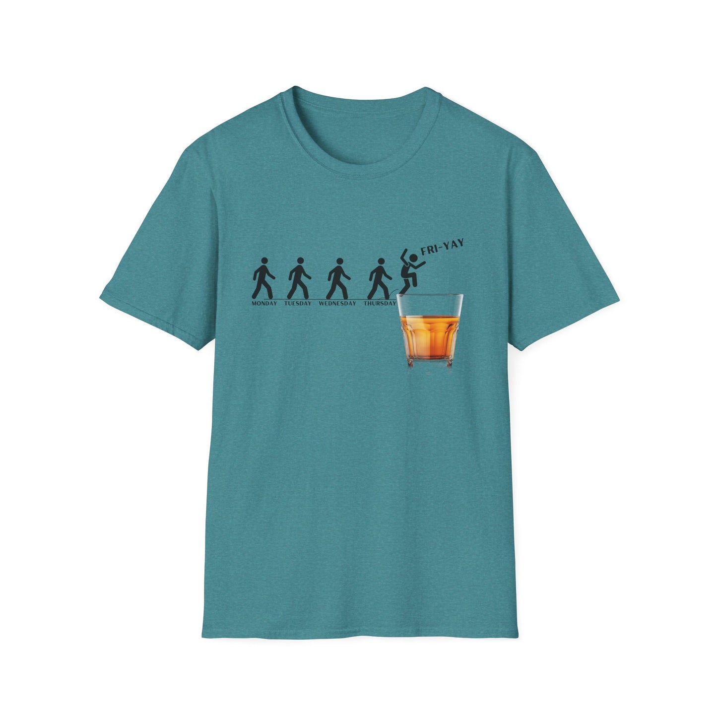 Fri-YAY Whiskey, Softstyle T-Shirt