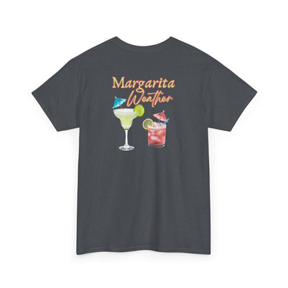 Margarita Vibe Unisex Heavy Cotton Tee, Perfect for Summer Gatherings, Beach Days, Birthday Celebrations, Drink Lovers, Casual Wear