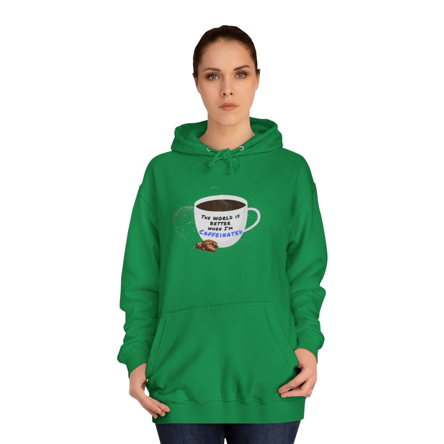 Caffeine Lover Hoodie - Unisex College Hoodie
