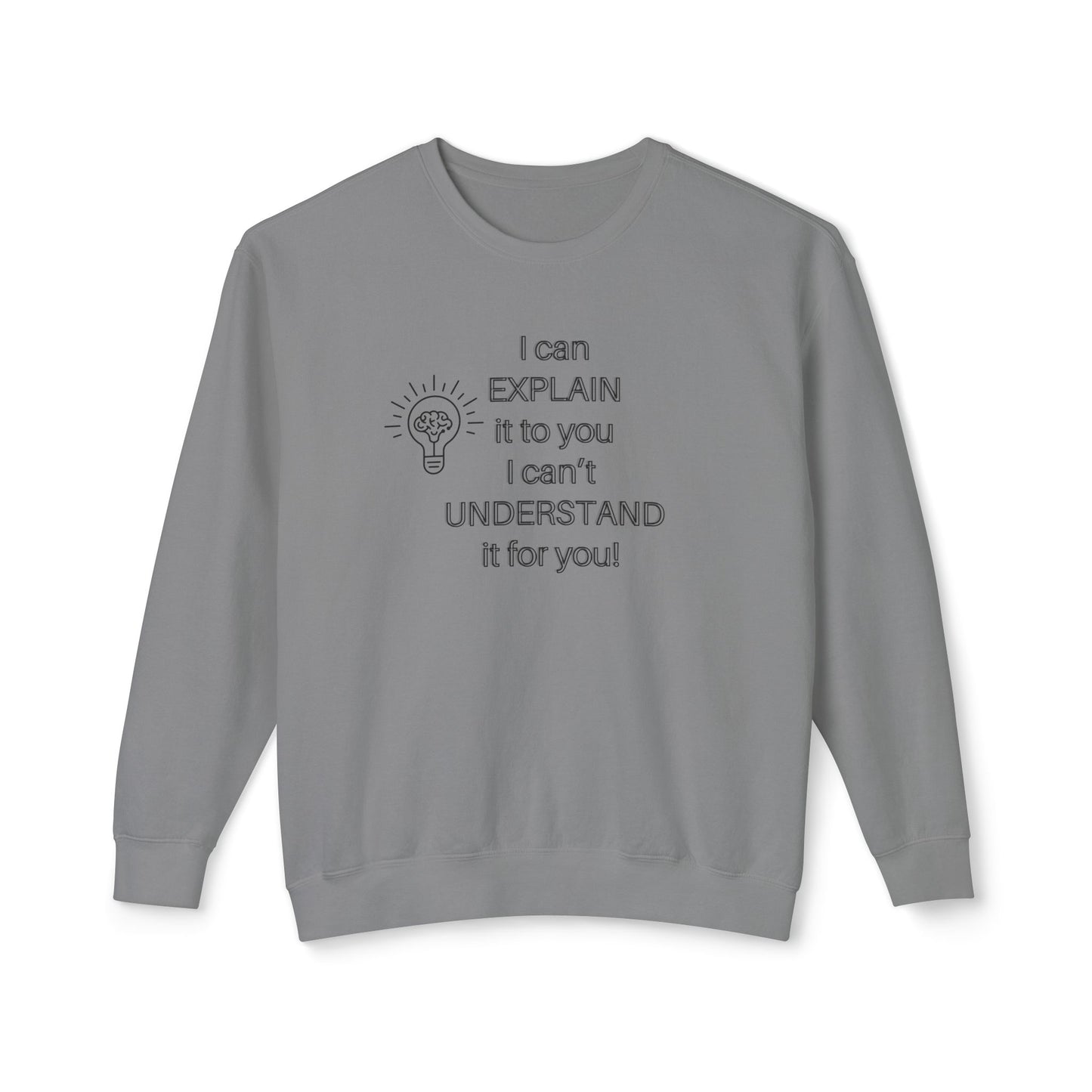 Crewneck Sweatshirt - I Can Explain It to You but I Can't Understand It for You