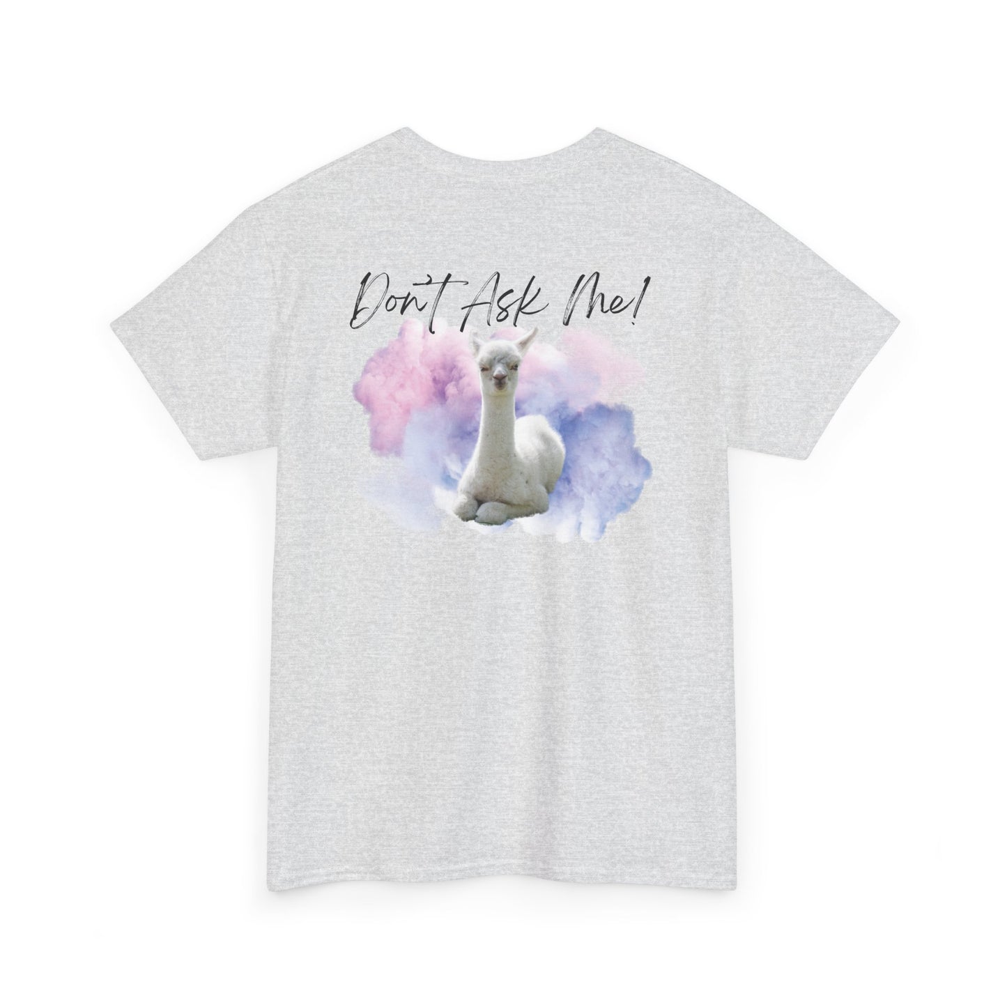 Funny Alpaca Tee, Unisex Cotton Shirt, Cute Animal Graphic Tee, Casual Wear, Gift for Animal Lovers, Birthday, Humor Apparel
