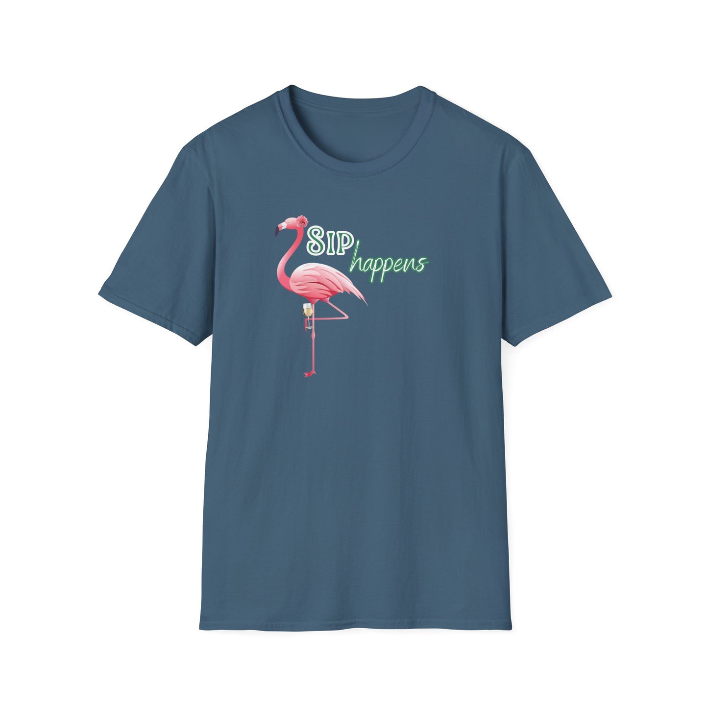 Sip Happens, Unisex Softstyle T-Shirt