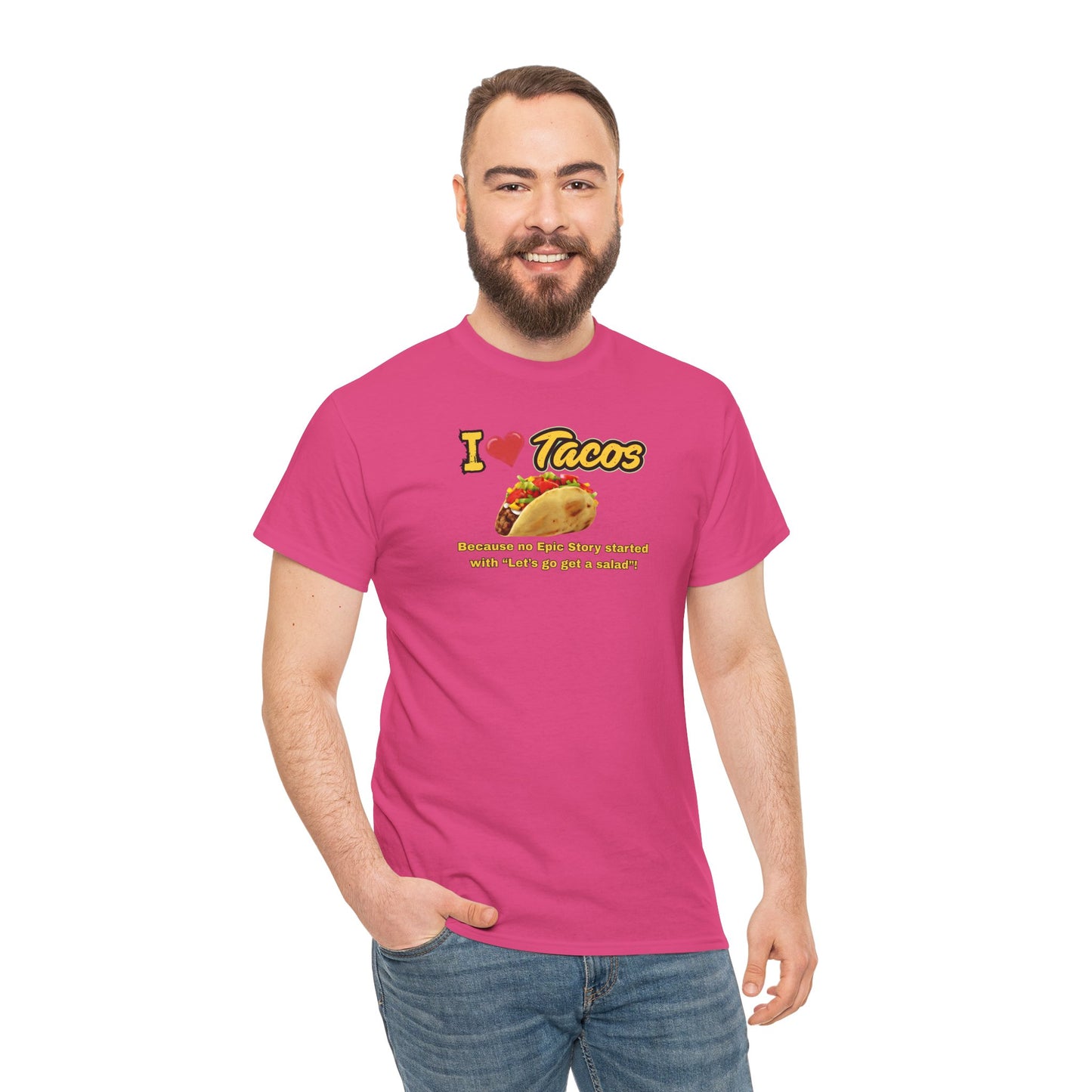I Love Tacos Tee, Taco Lover Shirt, Foodie Apparel, Funny Gift for Taco Tuesday, Perfect for Foodie Celebrations, Casual [...]
