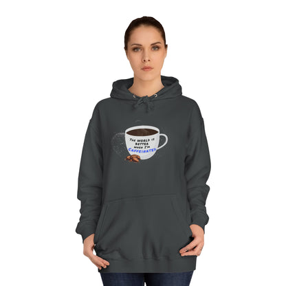 Caffeine Lover Hoodie - Unisex College Hoodie