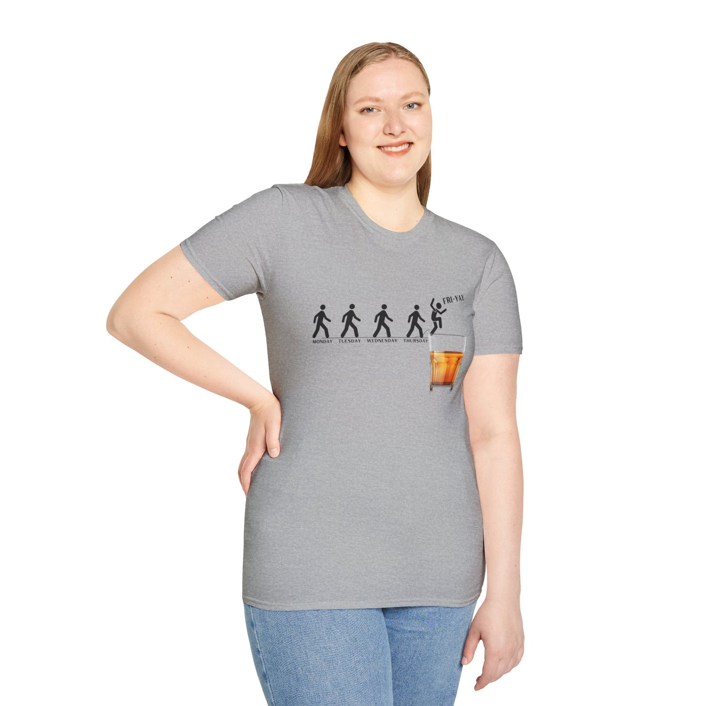Fri-YAY Whiskey, Softstyle T-Shirt