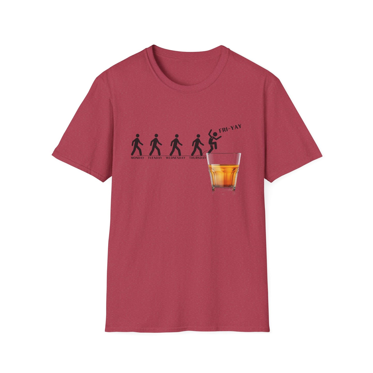 Fri-YAY Whiskey, Softstyle T-Shirt