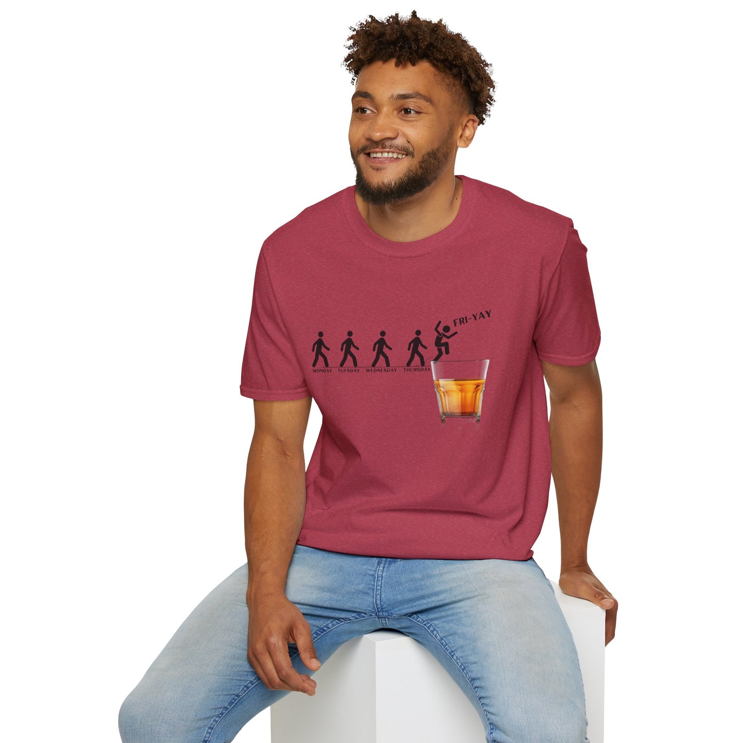 Fri-YAY Whiskey, Softstyle T-Shirt