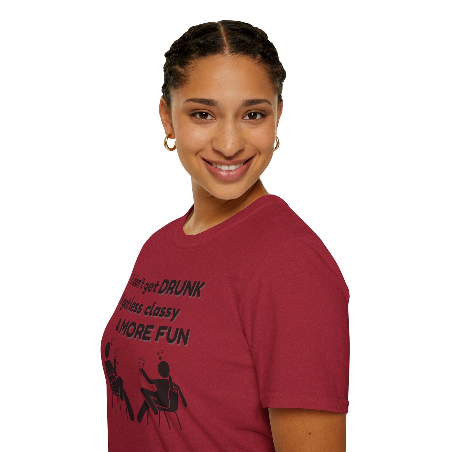 Less Classy More Fun, Unisex Softstyle T-Shirt