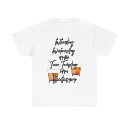 Whiskey Wednesday, Unisex Heavy Cotton Tee