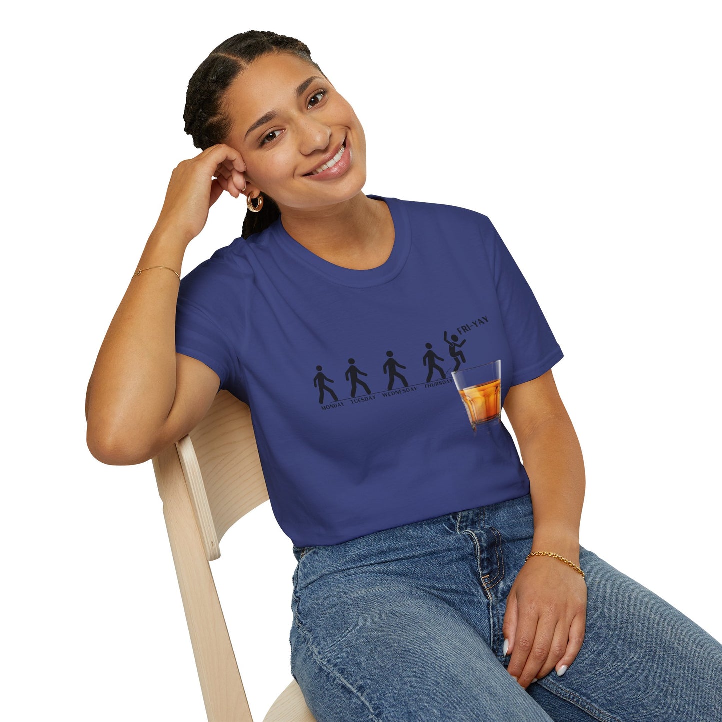 Fri-YAY Whiskey, Softstyle T-Shirt