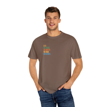 Dad The Man The Myth Unisex Garment-Dyed T-Shirt