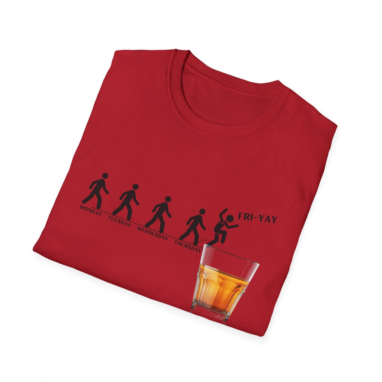 Fri-YAY Whiskey, Softstyle T-Shirt