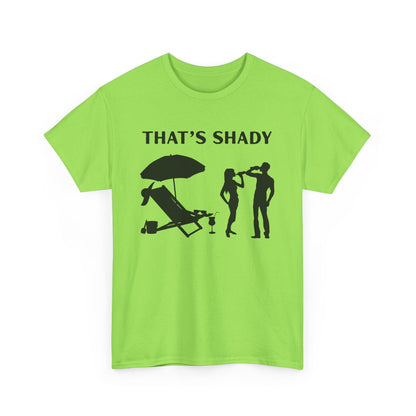 Funny Summer Tee, That's Shady Quote T-Shirt, Beach Dad Gift, Pool Party Outfits, Vacation Humor Tee, Unisex Cotton Shirt