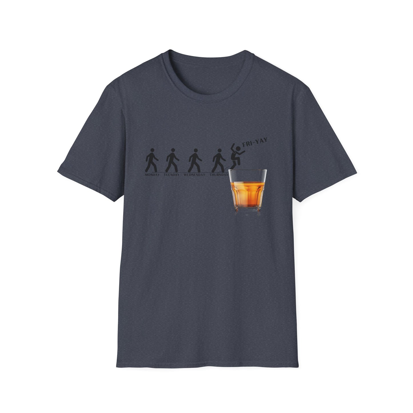 Fri-YAY Whiskey, Softstyle T-Shirt