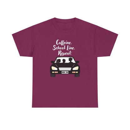 Retro Car Ride Unisex Heavy Cotton Tee - Fun Adventure Graphic Tee